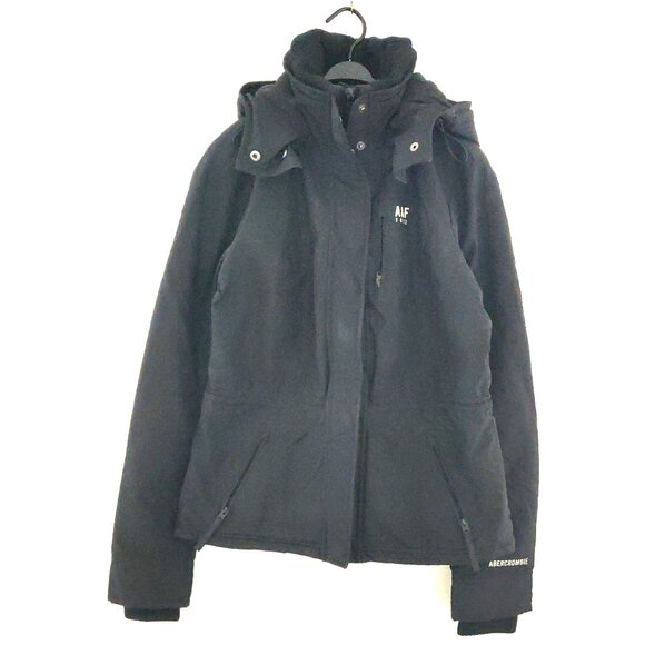 Abercrombie Women's Black All Weather Jacket - Size M - Picture 1 of 8